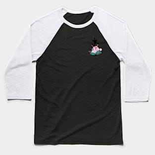 Floral Monogram I Baseball T-Shirt